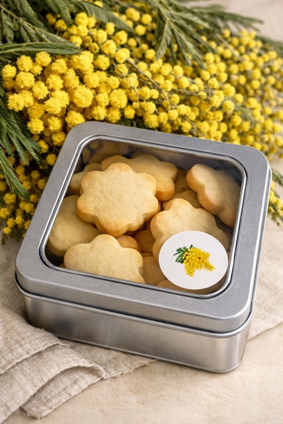Le sablé au mimosa, spécialité gourmande de la Côte d'Azur