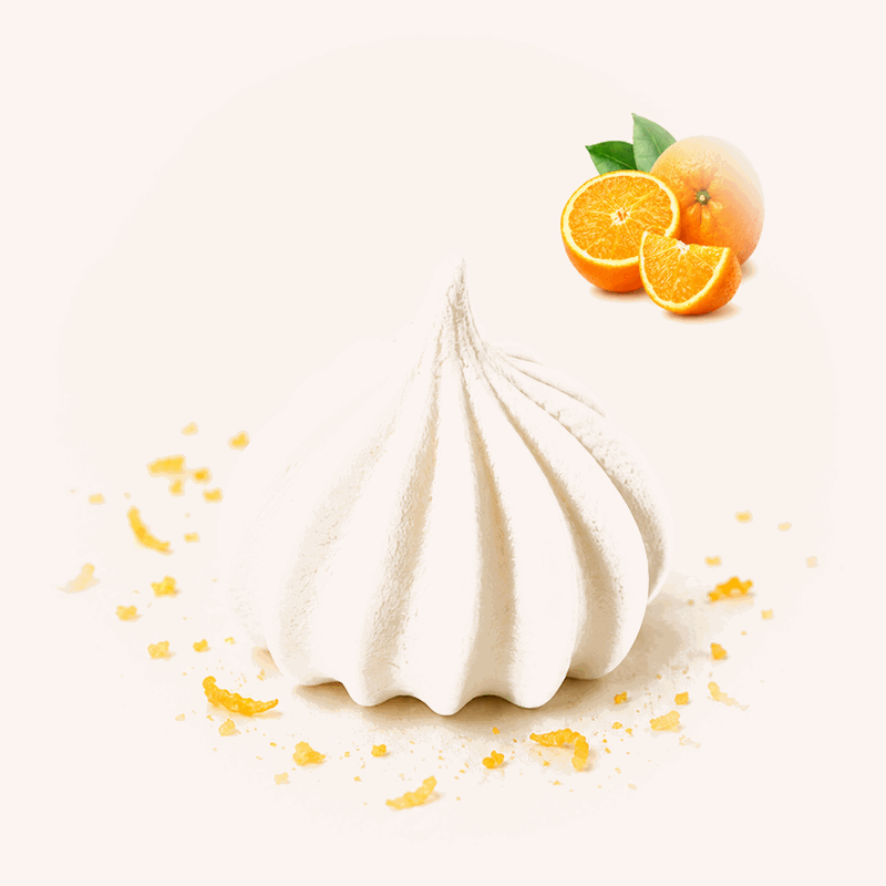 Meringues à l'orange