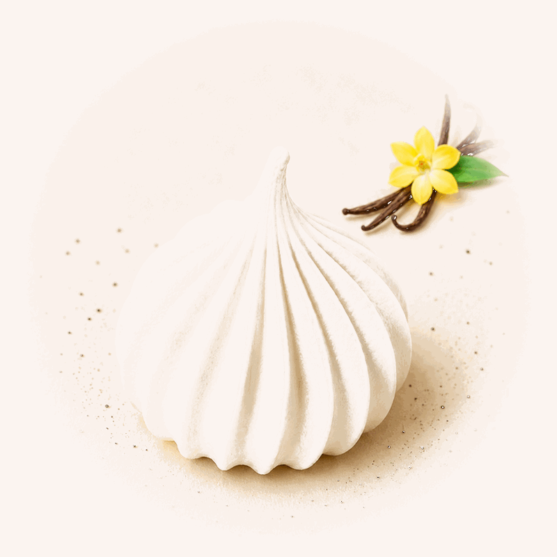 Meringues à la vanille