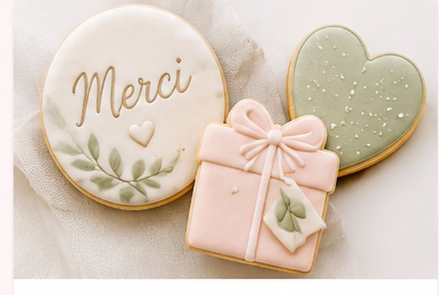 Biscuits de remerciement personnalisés Merci