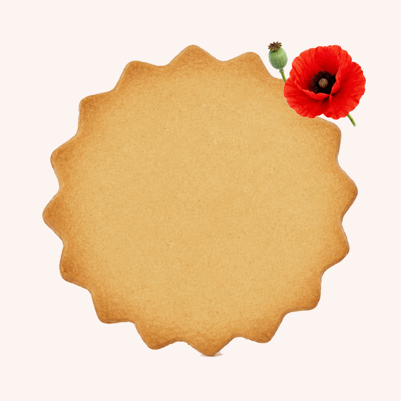 Biscuits sablés au coquelicot